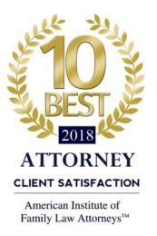 2018 10 Best Attorney Satisfaction Award - AIOFLA