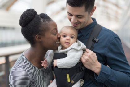 Couple and child