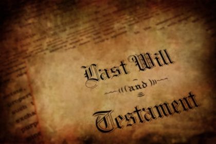 Last will and testament