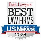 2023 Best Law Firms badge, ranked by Best Lawyers.