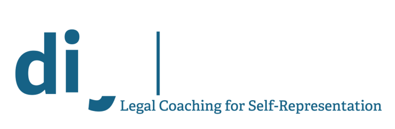 DIY Trial Logo. Logo reads, "DIY Trial: Legal Coaching for Self-Representation".