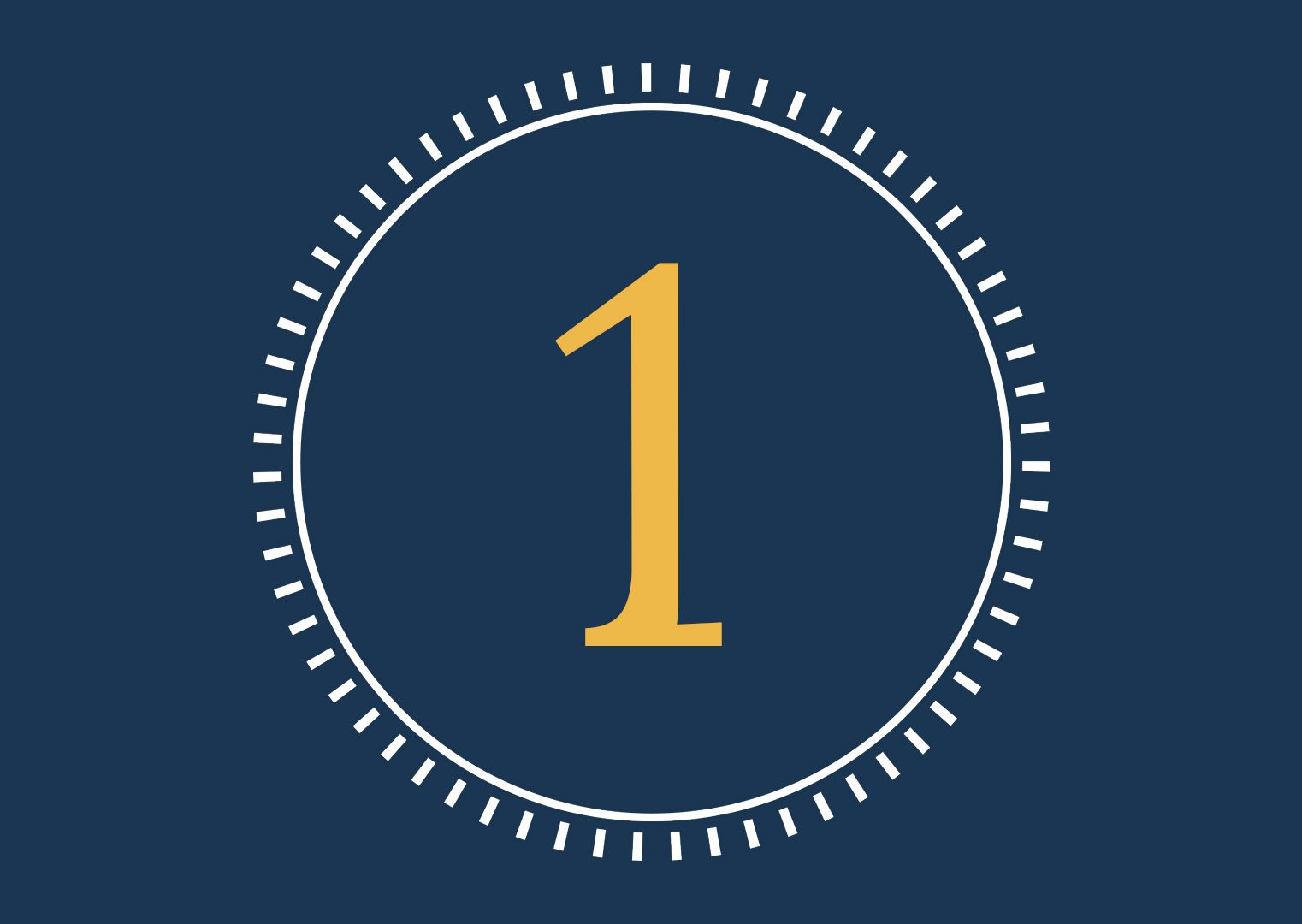The number 1