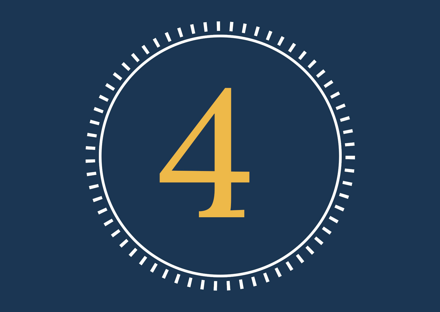 The number 4